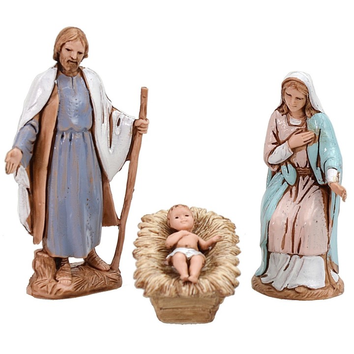 Natività set 3 pz cm 6,5 cost. 