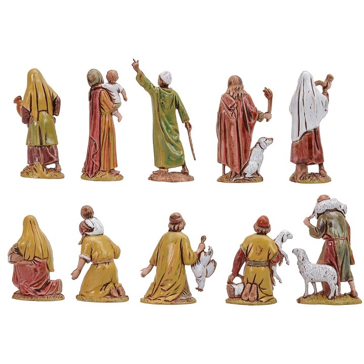 Set of 10 shepherds 6.5 cm cost. 
