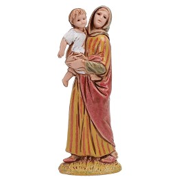 Donna con bimbo in braccio cm 6,5 cost. 