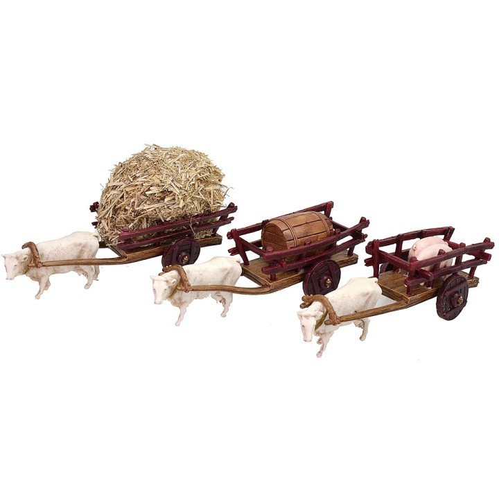 Set 3 carri con traino Landi Moranduzzo