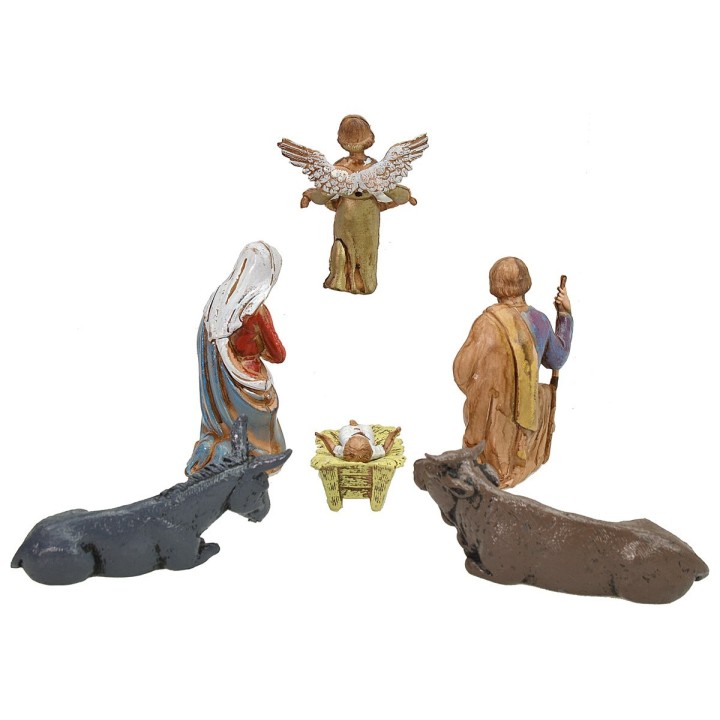 Natividad 6 piezas cm 8 Landi Moranduzzo