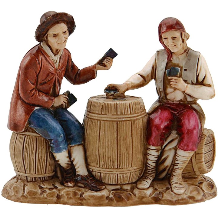 Set 2 scene Landi Moranduzzo 8 cm per osteria