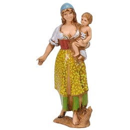 Mamma con bambino in braccio cm 8 Landi