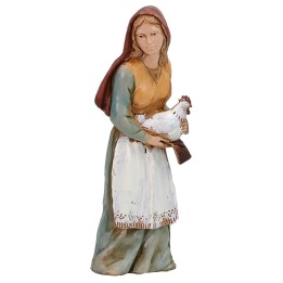 Woman with hen cm 8 Landi