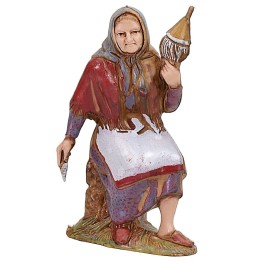 Donna che fila serie 8 cm Landi