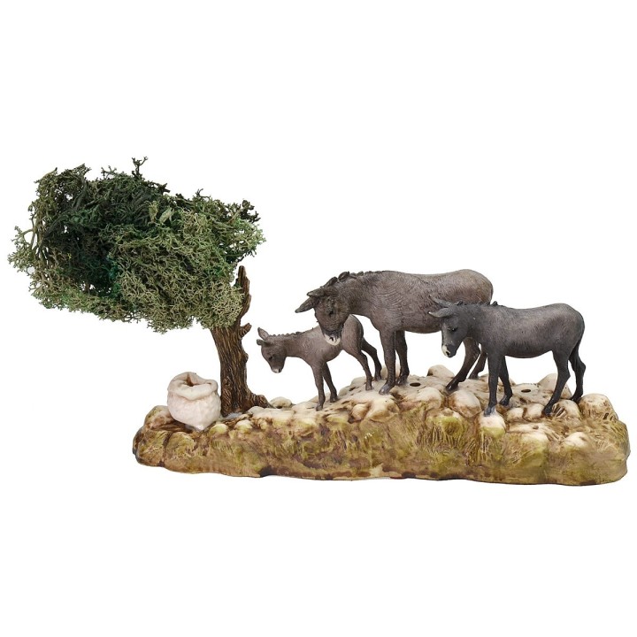 Gruppo asini serie 8 cm Landi Moranduzzo