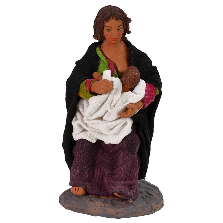 Mother feeding baby 12cm series