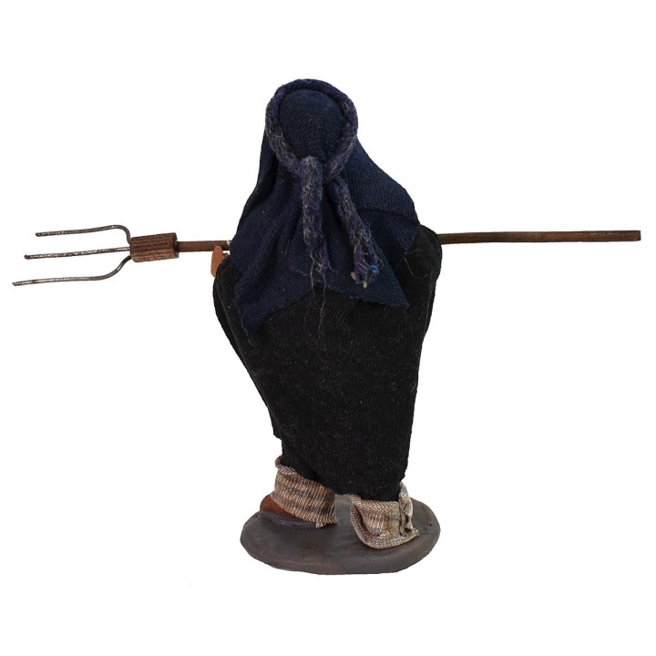 Campesino con horca 10 cm Lux