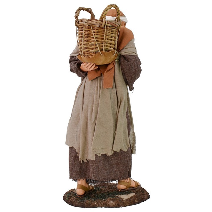 Orientale con cesto a spalle 30 cm