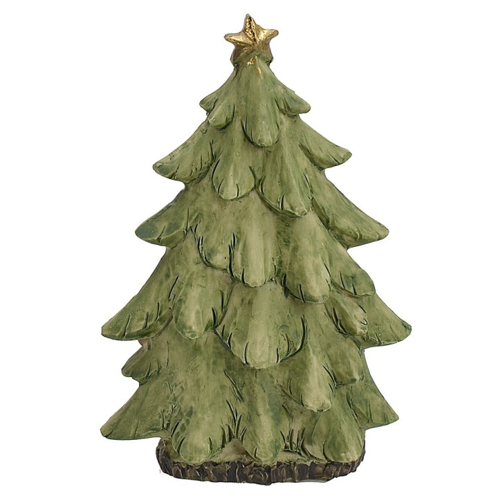 Natividad con árbol en resina cm 6,1x3,6x9,2 h