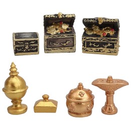 7-piece chests and treasures set