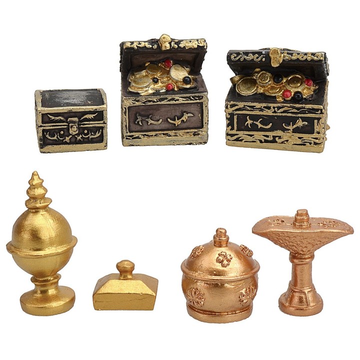7-piece chests and treasures set