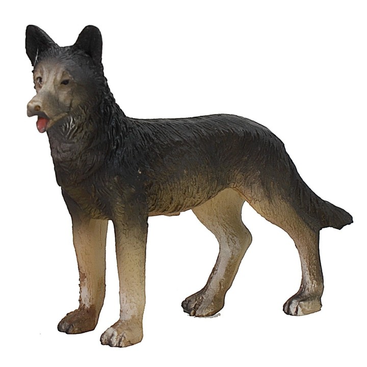 Cane lupo cm 6,5x5,1 h per statue cm 8-10