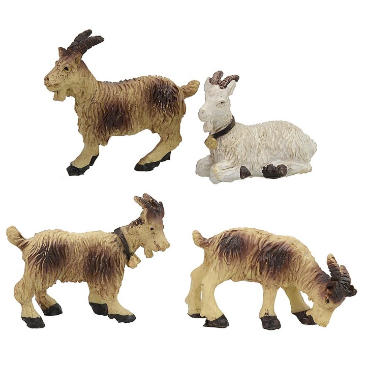 Set of 4 goats for statues cm 8-10 h