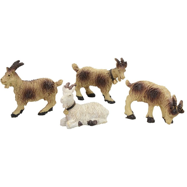 Set of 4 goats for statues cm 8-10 h