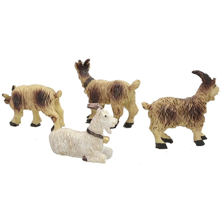Set of 4 goats for statues cm 8-10 h