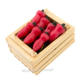 Box 3.5 cm two strips with red peppers