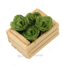 Cassetta cm 3,5 due listelli con lattuga