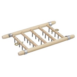 Arado de madera y metal cm 6x10x1,4 h