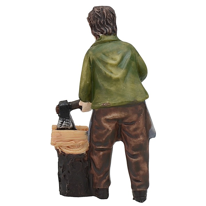 Lumberjack 8 cm in resin