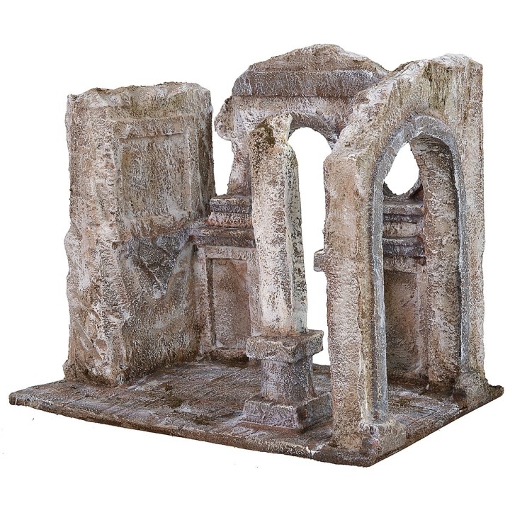 Ambientazione della flagellazione di Cristo 25x15x21 h