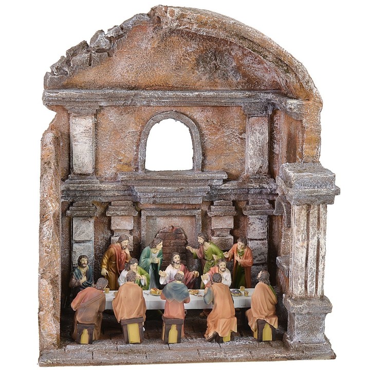 Ambientación para última cena con columna 29x20x35 h