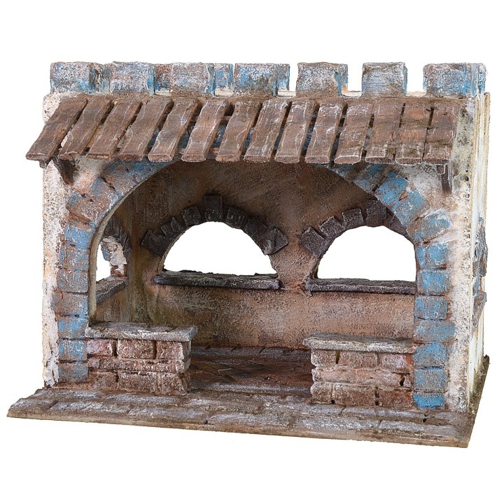 Ambientazione per ultima cena con tetto a merletti 29x24x24 h