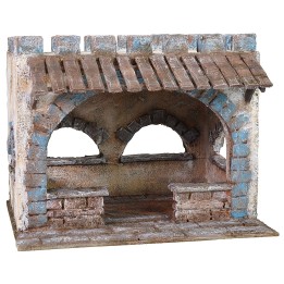 Ambientazione per ultima cena con tetto a merletti 29x24x24 h