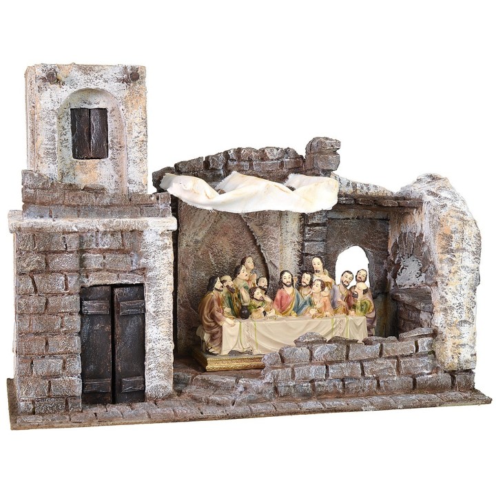 Ambientazione per ultima cena 42x17x30 h