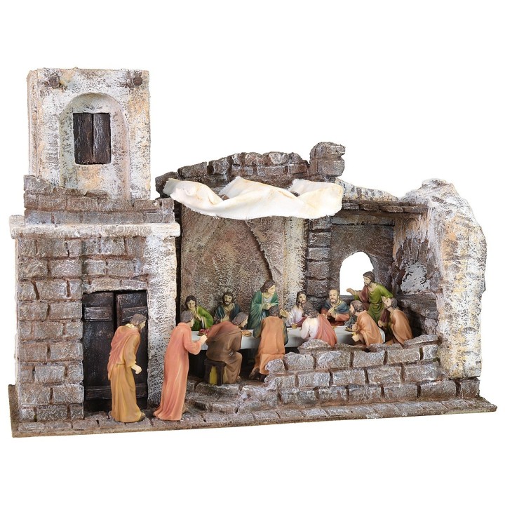 Escenografía para la última cena 42x17x30 h