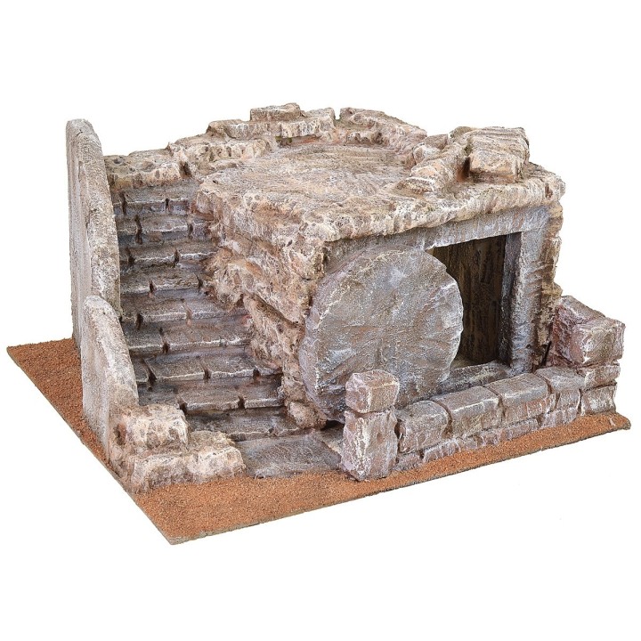 Sepolcro con scalinata laterale 37x32x23 h