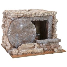 Sepulcro con puerta redonda abierta 25x22x19 h