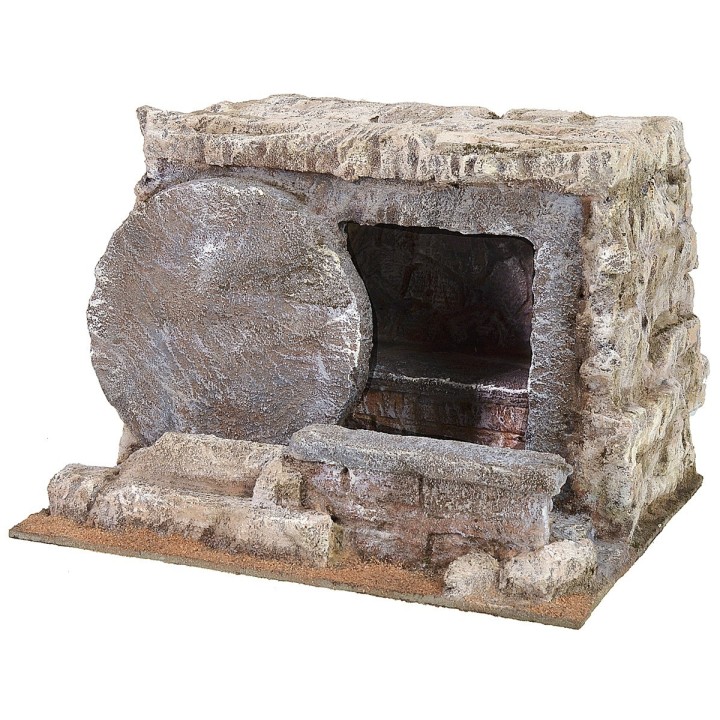 Sepolcro con porta tonda aperta 25x22x19 h