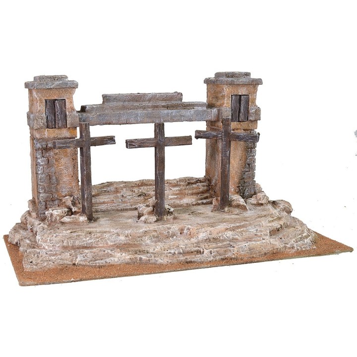Ambientación para crucifixión 48x27x25 h