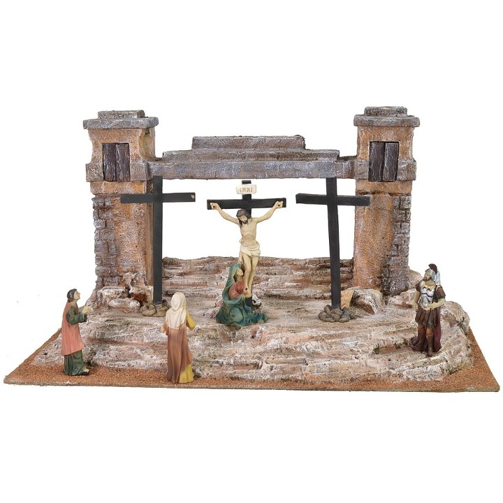 Ambientación para crucifixión 48x27x25 h