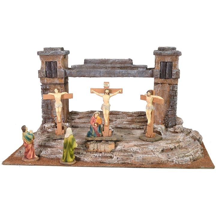 Ambientación para crucifixión 48x27x25 h