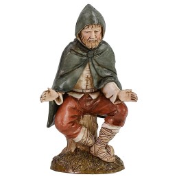 Seated shepherd series 12 cm Landi Moranduzzo
