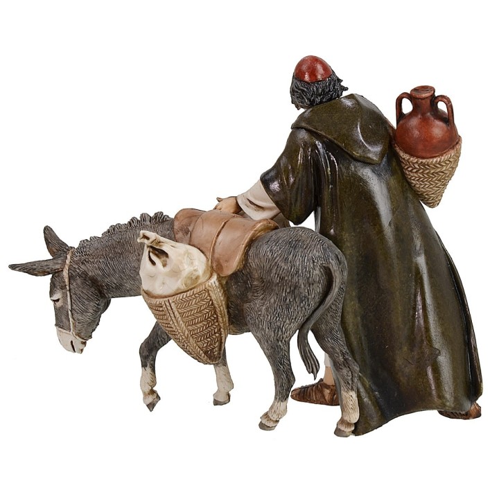Wayfarer with donkey 13 cm series Landi Moranduzzo
