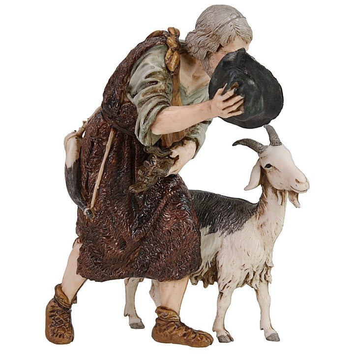 Adorer with goat 13 cm Landi Moranduzzo