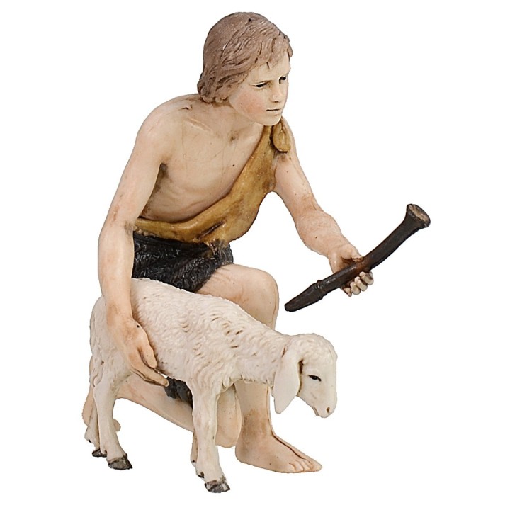 Boy with sheep series 13 cm Landi Moranduzzo
