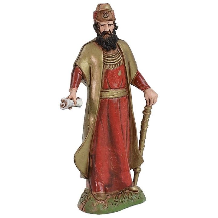 Set of 2 soldiers and King Herod 12 cm Landi Moranduzzo