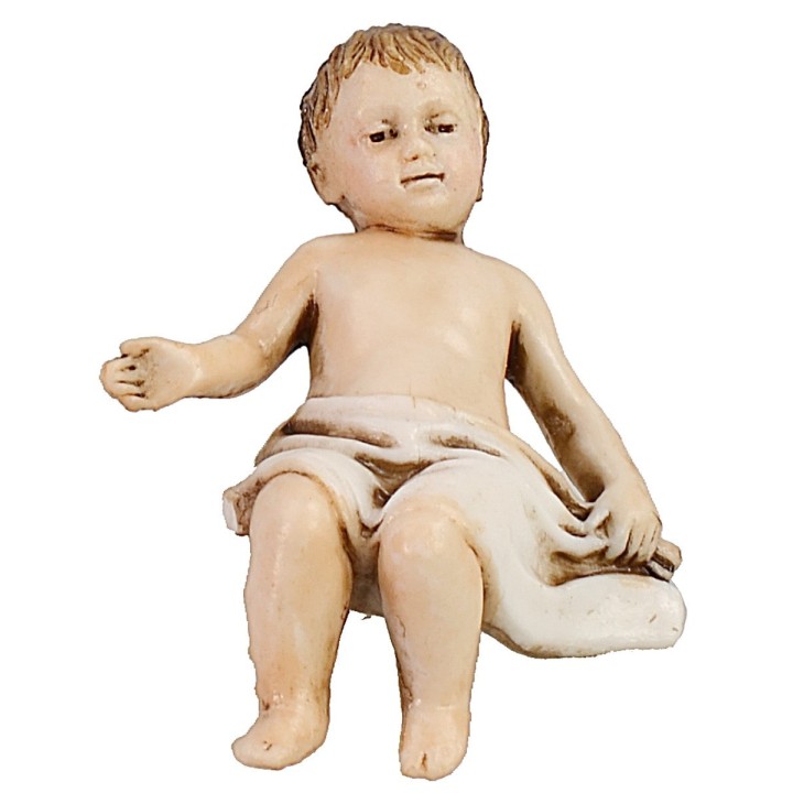 Natividad San José sentado y María acostada 13 cm Landi