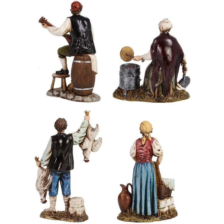 Set of 4 jobs 12 cm Landi Moranduzzo