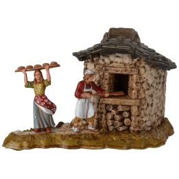 Baker with woman series 6 cm Landi Moranduzzo