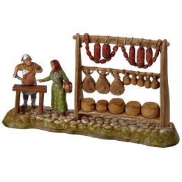 Charcutero con mujer serie 6 cm Landi Moranduzzo