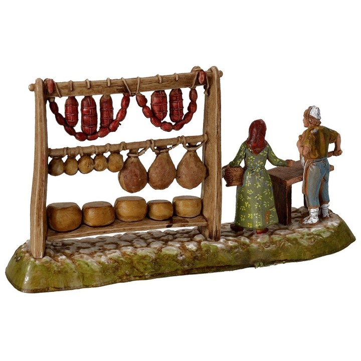 Charcutero con mujer serie 6 cm Landi Moranduzzo