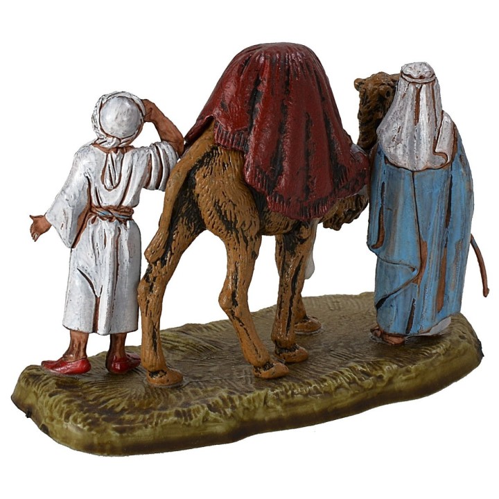 Group of camel drivers on their way 6 cm series Landi Moranduzzo