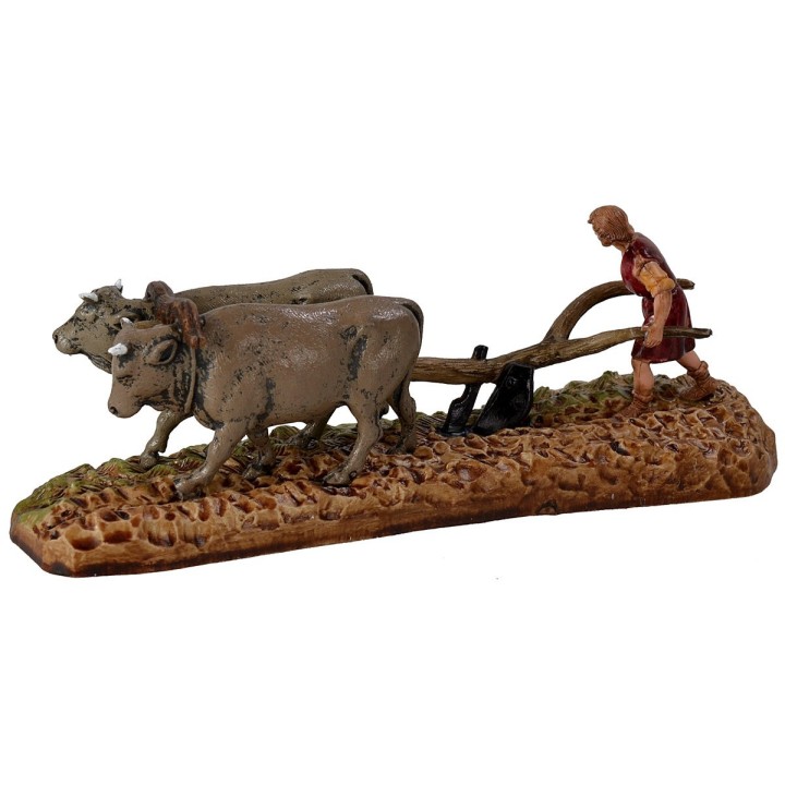 Farmer with plow series 6 cm Landi Moranduzzo