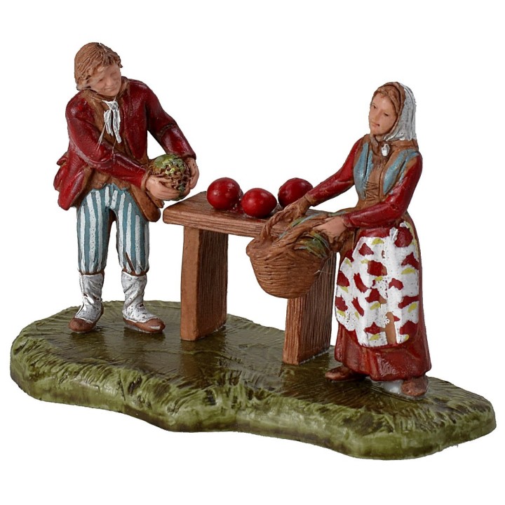 Frutero con mujer serie 6 cm Landi Moranduzzo