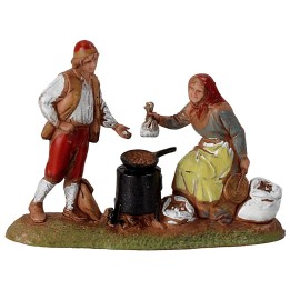 Chestnut seller scene 6 cm Landi Moranduzzo